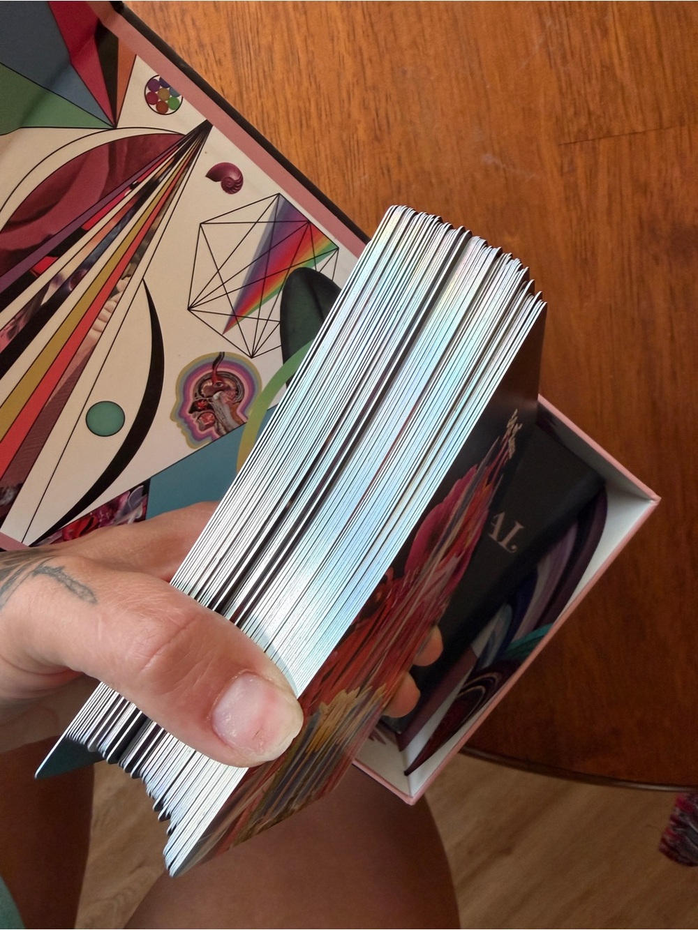Celestial Bodies Oracle Deck - Pink & Multicolor AstArtwork Mini deck - Picture 8 of 11